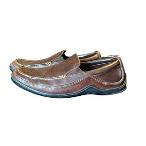 Cole Haan Mens‎ Tucker C04059 Slip On Vibram Sole Loafer Shoes Brown Leather 11M